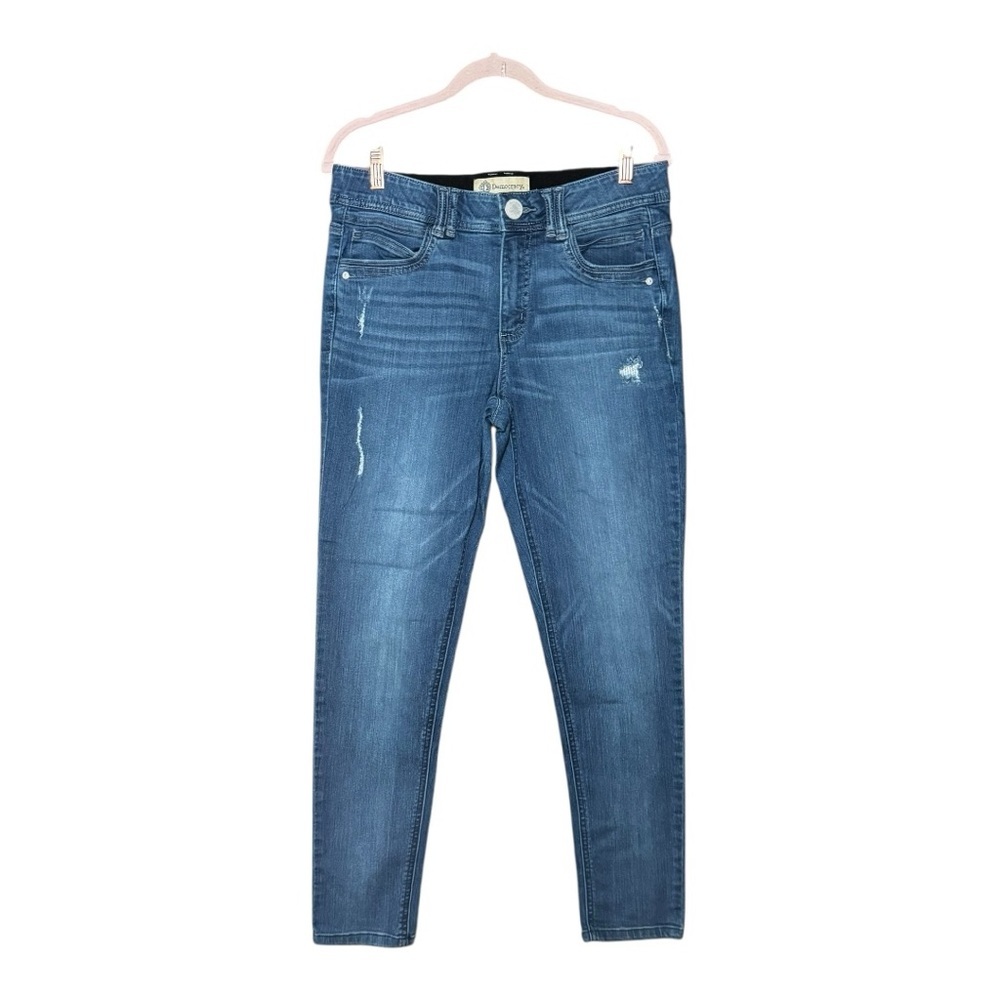 DEMOCRACY Ab Technology Blue Skinny Jeans with Stretch 8